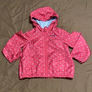 Carter's Pink Heart Raincoat for Kids